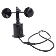 3 Cups Wind Speed Sensor Ultrasonic Sensor Weather Resistant High Accuracy Strong Pressure Resistance DC9 to 30V