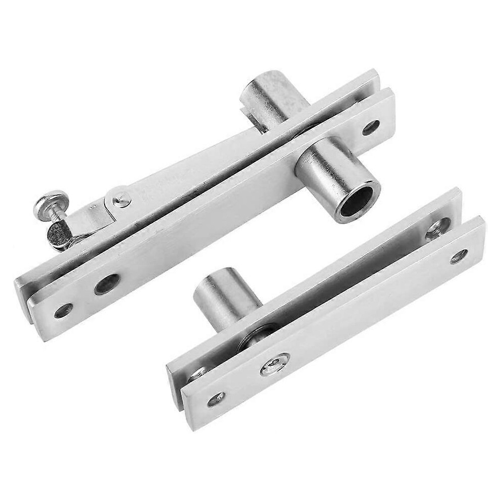 (As show, One size) Stainless Steel Door Pivot Hinge Stainless Steel Hinge 360 Degree Rotation Heavy Duty Furniture Hardware System for Home Building Door Outdoor Office