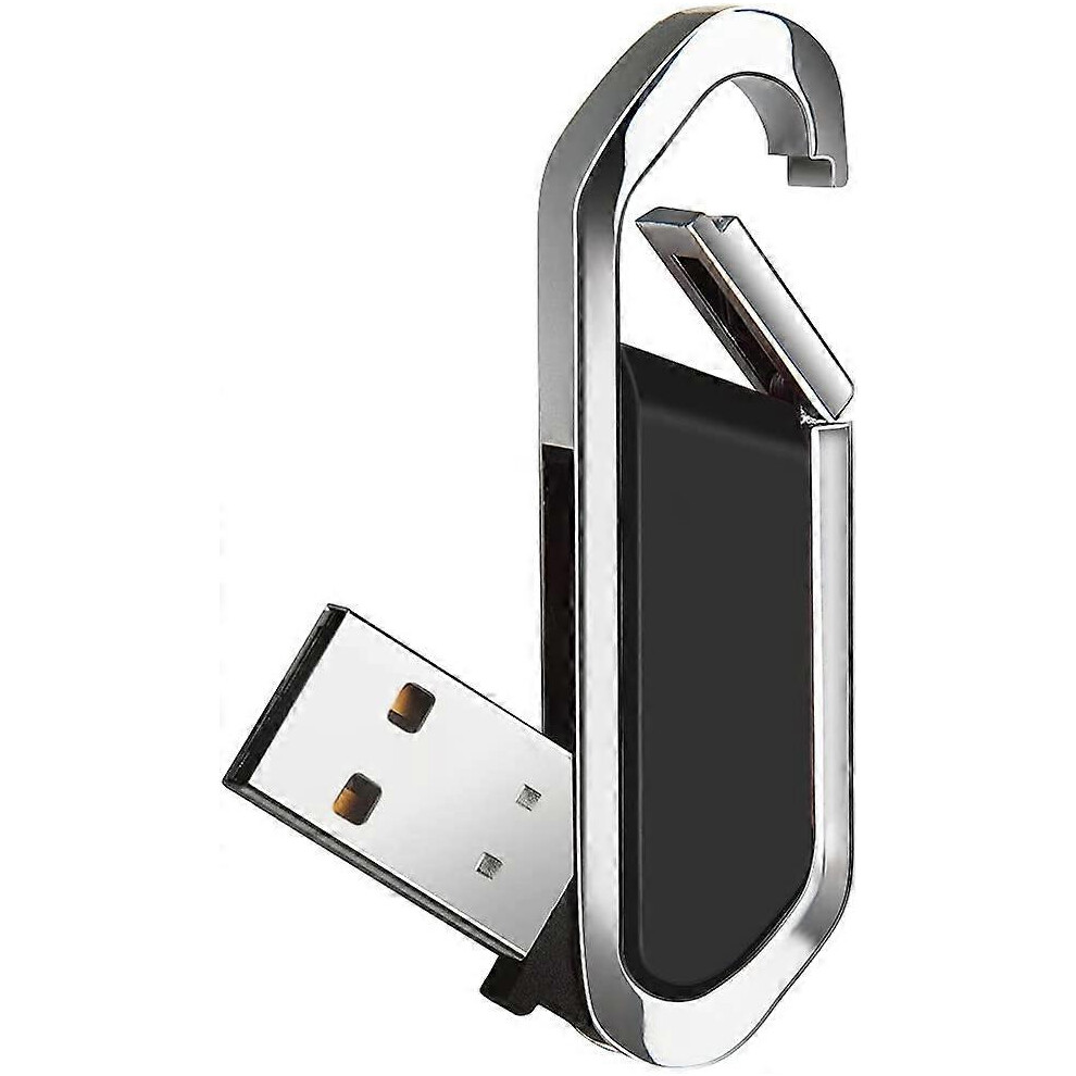 (As show, One size) USB Flash Drive 64GB Portable Memory Stick with USB 2.0 Keychain Flash Drive for External Data Storage, Black
