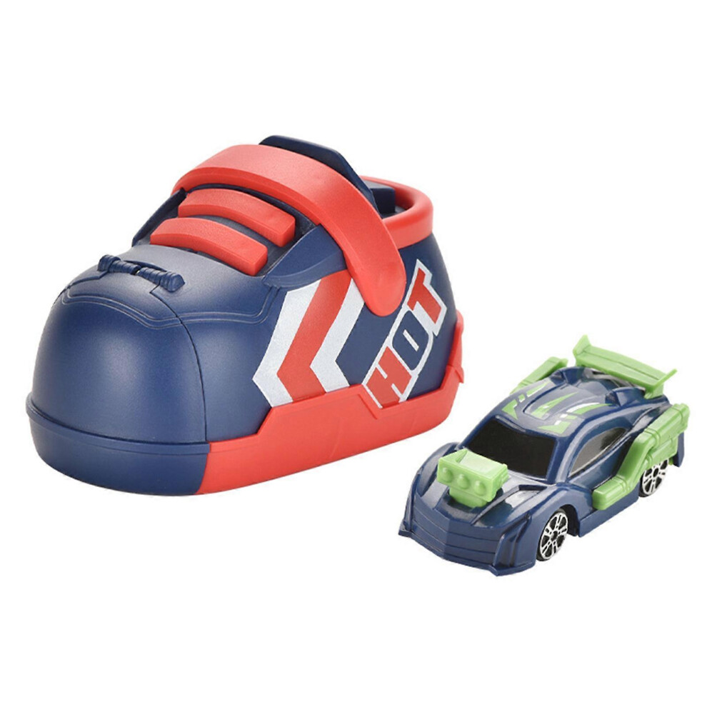 (As Show, One Size) Boys Ejection Car Toy Press Inertia Racing Car Vehicle For W/ Shoe For Launch Anti-Collision & Vs Battle Game Funny Baby 7683012648120