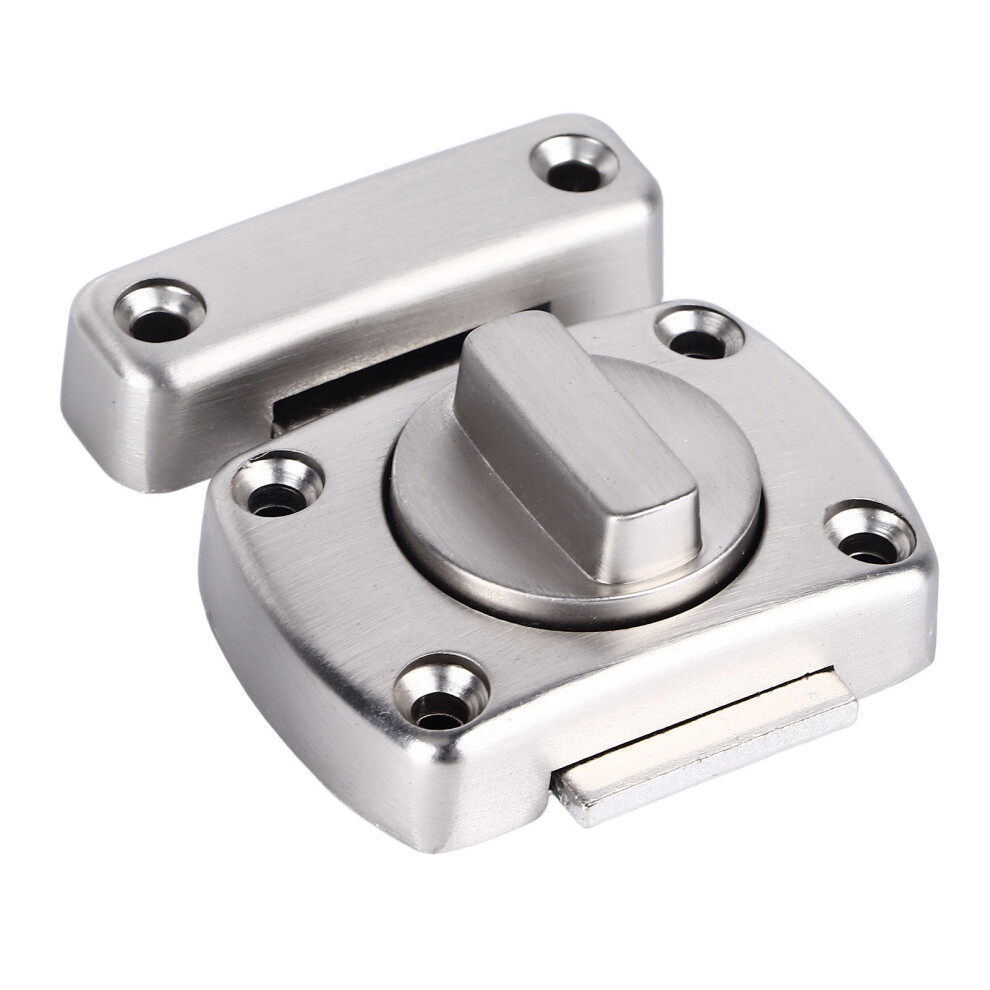 Rotating Door Latch Non Punching Zinc Alloy Security Gate Lock Bolt Latch For Cabinet Closet Bedroom Doors 8471313806641