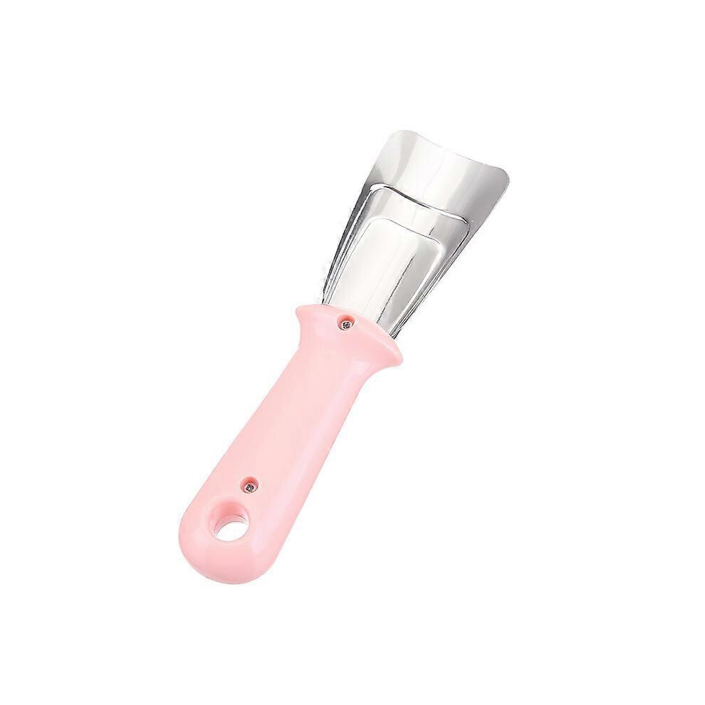 (As Show, One Size) 2Pcs Clearance Ice Scraper Refrigerator Accessories Stainless Steel Defrosting Shovel Durable Freezer Ice Scraper Fridge Tool Pink