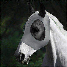 (As show, One size) Gray Horse Mask Horse Fly Mask Horse Fly Masks Fly Mask Insect Repellent UV Protection With Ears
