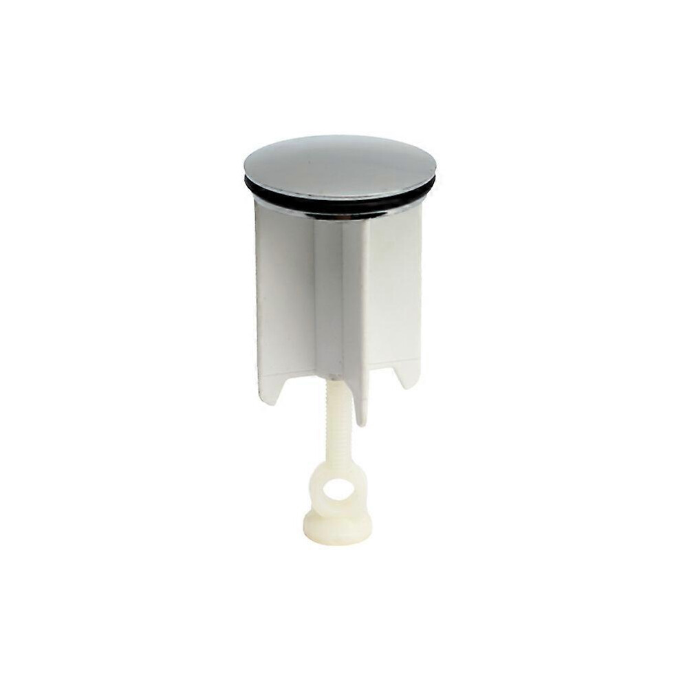 (As show, One size) white Universal Sink Stopper 40mm, 2 PCS Sink Stopper for All Standard Sinks and Bidets (Height is Adjustable Between 6.6cm and 8.