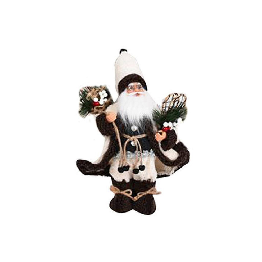 (60Cm, One Size) Christmas Realistic Santa Claus With Glasses Gift Bag For Doll Plush Standing Figurines Statues Decoration Xmas Collectible Ornament 7683012652363
