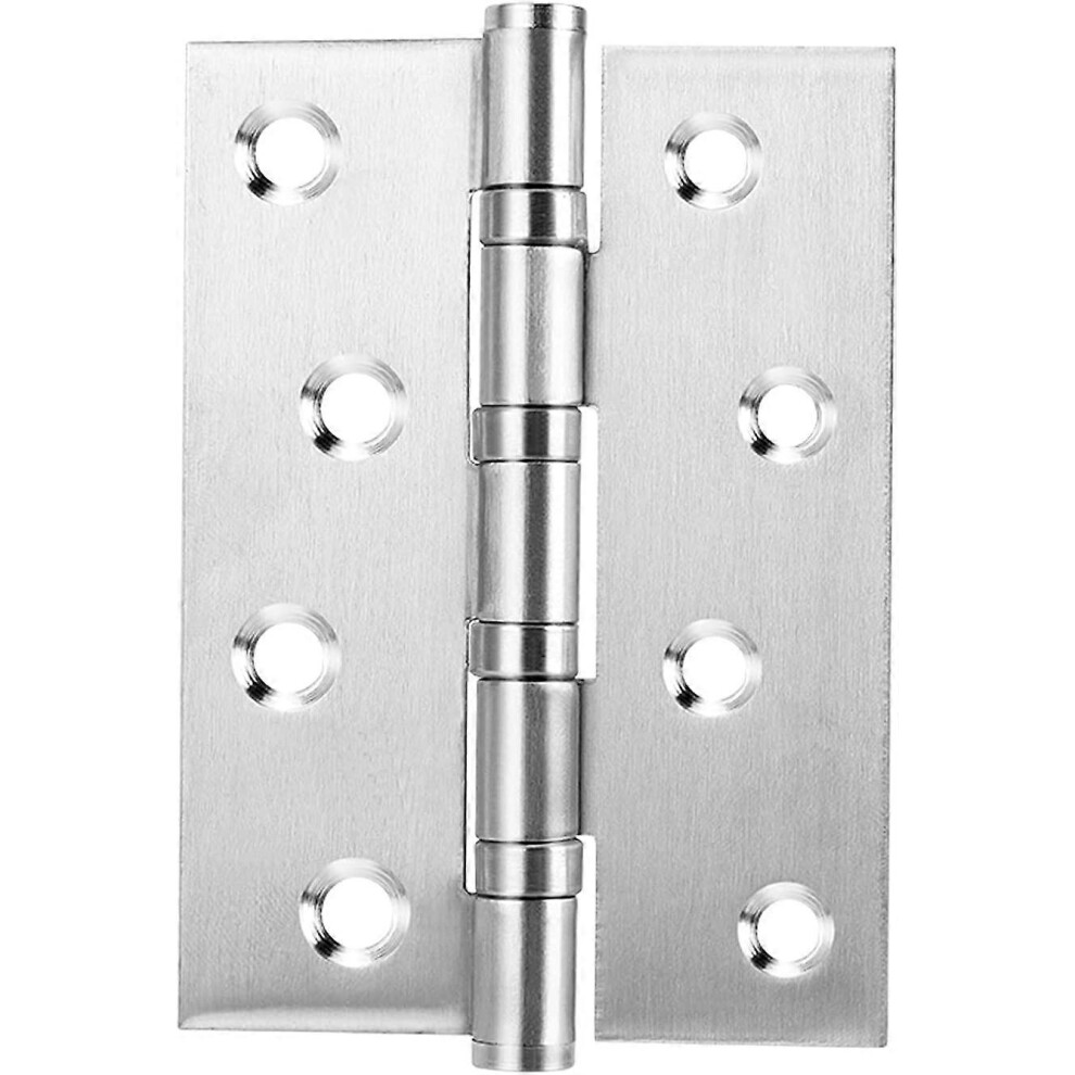 (As show, One size) 4 silent rolling door hinges, 10.2cm for door, bedroom door, bathroom door, piano, kitchen cabinet, case, window and other hinge scenes