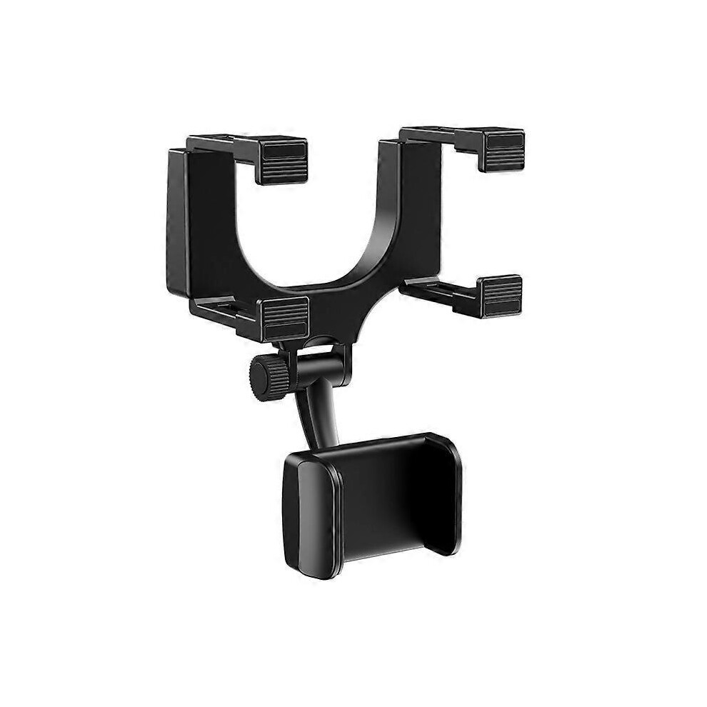 (As show, One size) Car rearview mirror mobile phone holder, driving recorder clip holder, navigation bracket
