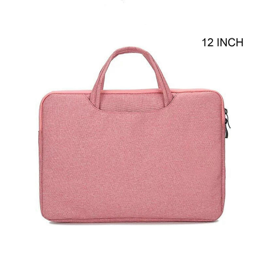 (15.6-Inch, Pink) Water-Repellent Laptop Bag Handbag Computer And Tablets Storage Bag Carrying Case For Notebook Computer Case Briefcase Pink 12-Inch 7683012654251