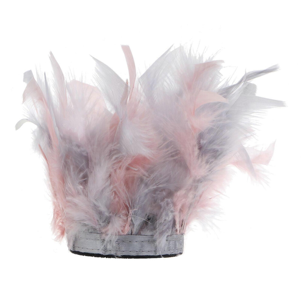 (8 White Royal Blue, One Size) Natural Ostrich Feather Wrist Cuffs Women Hair Accessories Furry Bracelets Fashion Feather Anklets For Women Cuff 7683012647680