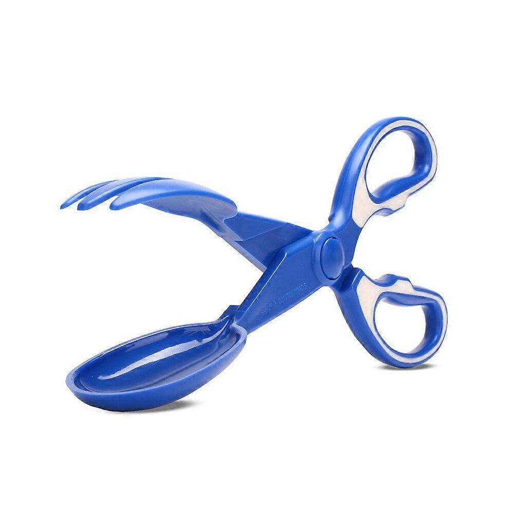 (As Show, One Size) Dog And Cat Poop Scoop, Scissor-Shaped Dog Poop Scooper Blue