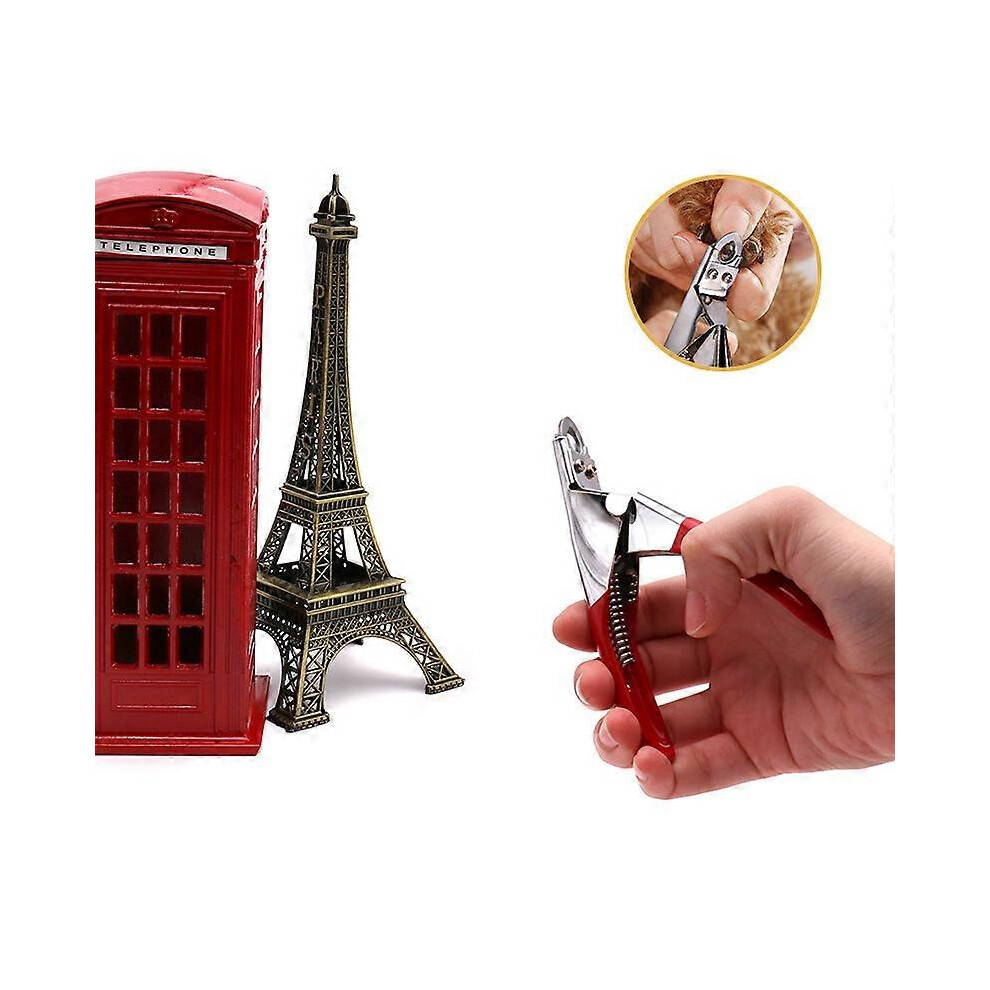 (As Show, One Size) Pet Cat Nails Clippers And Trimmer-Pet Dedicated Grooming Tool, Nail Scissors For Grooming For Cats Kitten Puppy Red