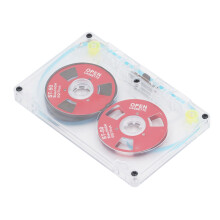 Blank Cassette Tapes for Recording Audio Tapes Low Noise High Output Clear Cassettes Tapes Empty Recordable Tapes Red