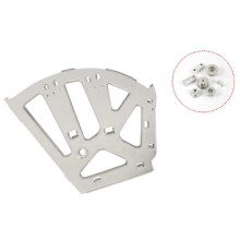 (As show, One size) 1 Pair3 Tier Furniture Hinge Stainless Steel Shoe Drawer Cabinet Hinges Turing Rack Replacement Fittings For Kitchen Living Room Furniture Hinges Hard