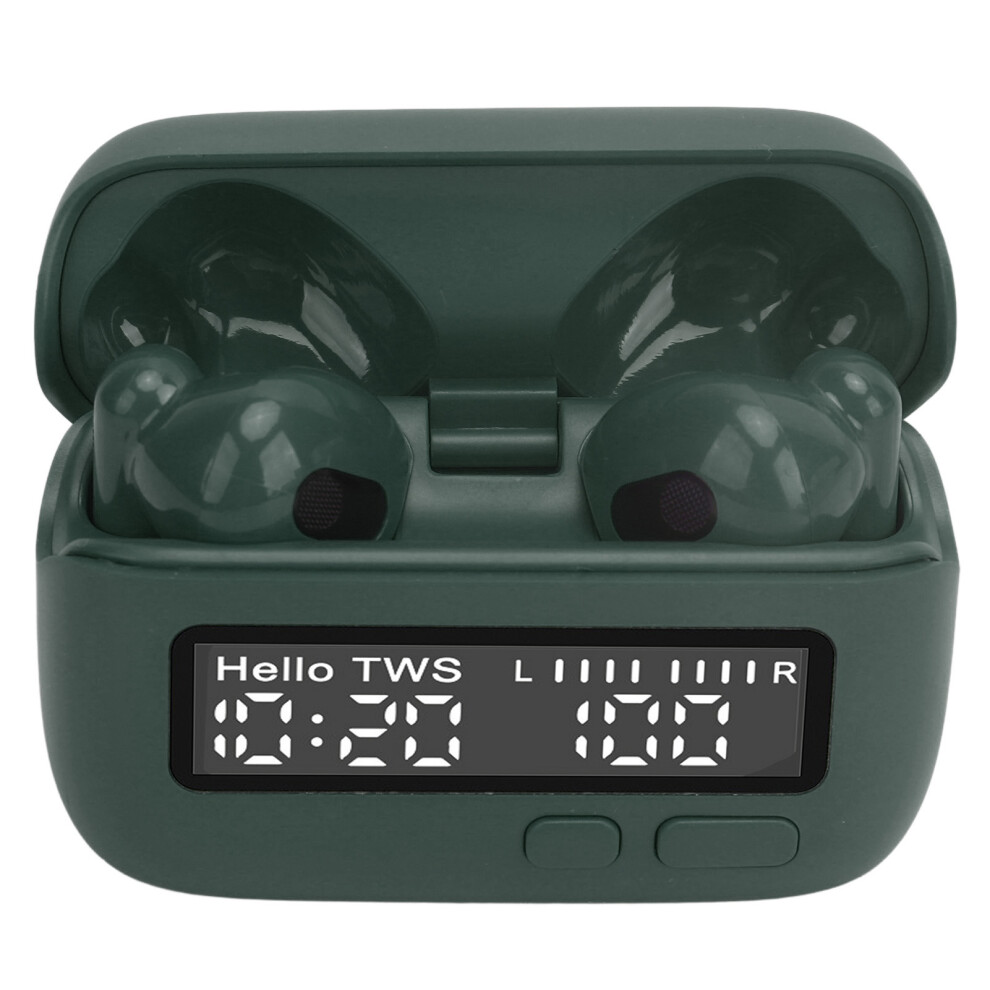 Wireless Earbuds Multifunction Retro Enc Noise Reduction Stereo Sound Bluetooth 5.2 Earphones With Led Power Display For Sports Game Green 4331313811608