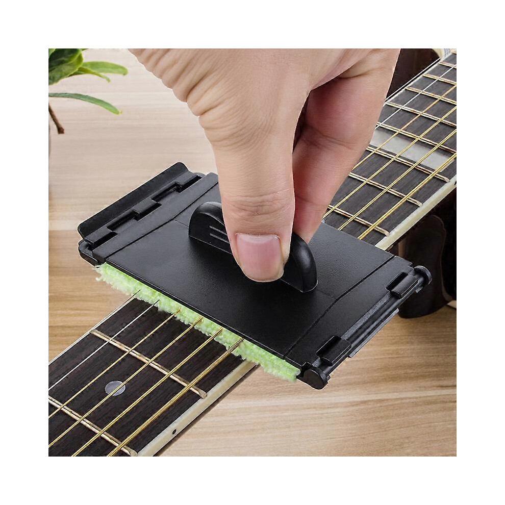 (As show, One size) Guitar String Cleaner, Guitar String and Neck Cleaner Cleaning and Maintenance Tools for Stringed Instruments Cleaner