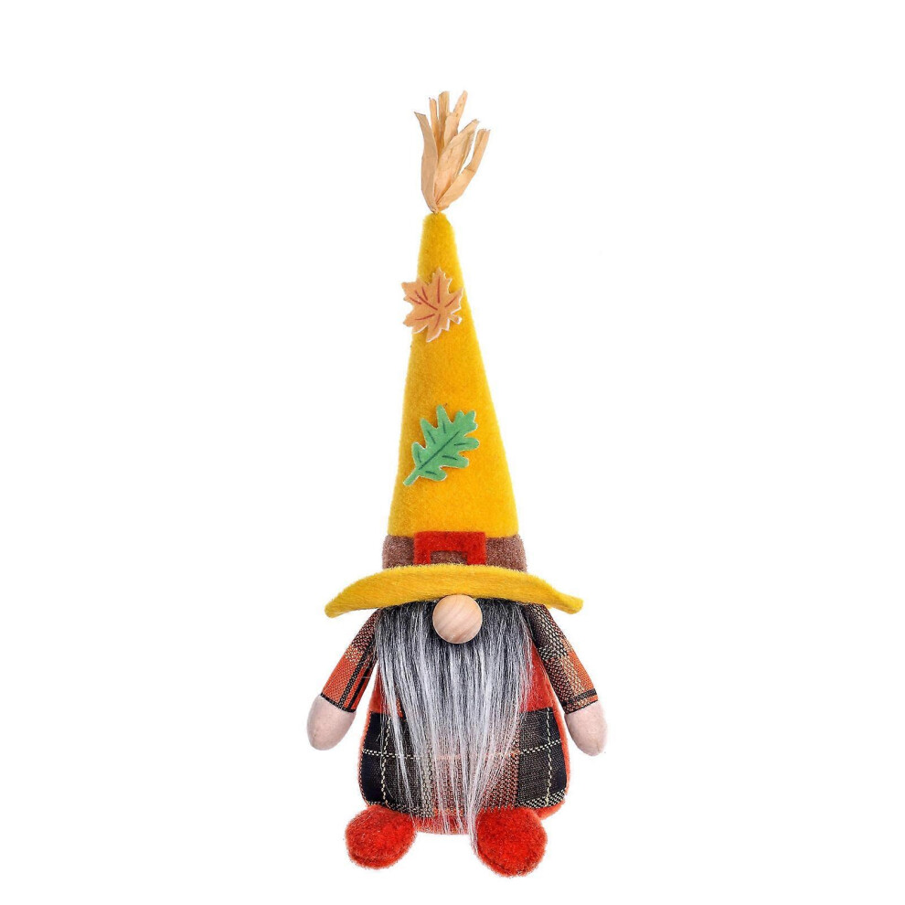 (Braid, One Size) 32Cm Fall Decoration Rudolph Faceless Gnome Felt For Doll Maple Leaf Autumn For Doll Farmhouse Rustic Thanksgiving Home 7683012645686