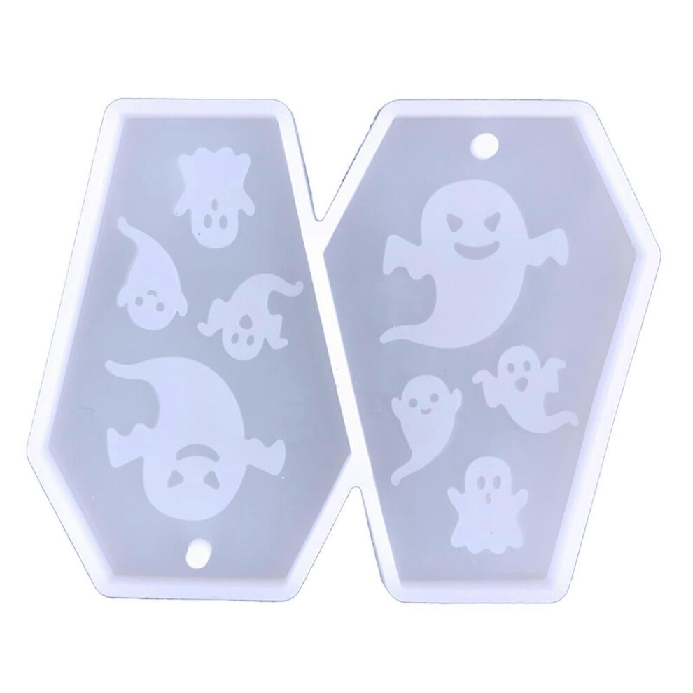 (2, One Size) Pumpkin For Head Witch Spider Coffin Bat Ghost Resin Molds Silicone Jewelry Molds Including Earrings Pendants Necklaces 7683012648854