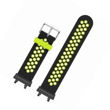 Silikonarmband A2212 23  2,2  0,5 cm Schwarz-Grün
