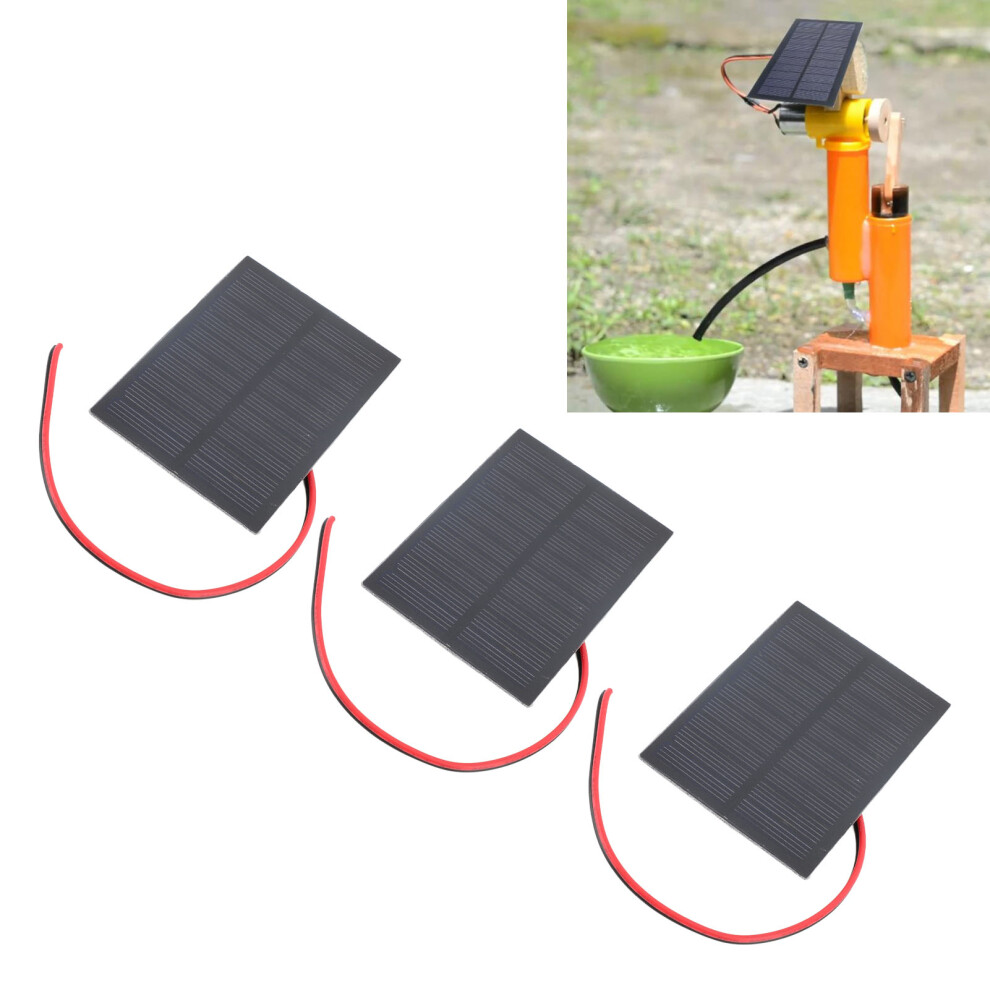 Solar Cell Kit Monocrystalline 2W Small Solar Panel With Cable For Diy Science Project Led Light Phone Charger 8111313815419