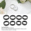 8 Stück Smart-Ring-Größenmess-Set, 6-13 Kunststoffringe 4
