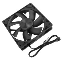 MFDB 12V PWM 94,5 CFM 120x120x25 mm Gehäuselüfter Schwarz
