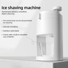 Ice Shaver and Snow Cone Machine Portable Hand Crank Ice Crusher with Free Ice Bowl and Ice Mold Manual Slushy Maker Shaved Ice Maker Machi