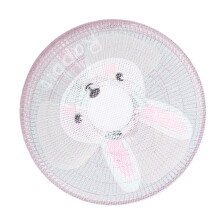 Round Electric Fan Guard Dust Cover for Pedestal Fan Summer Washable Dustproof Safety Fan Cover Net Mesh for Kids Bunny S 40cm / 15.7in