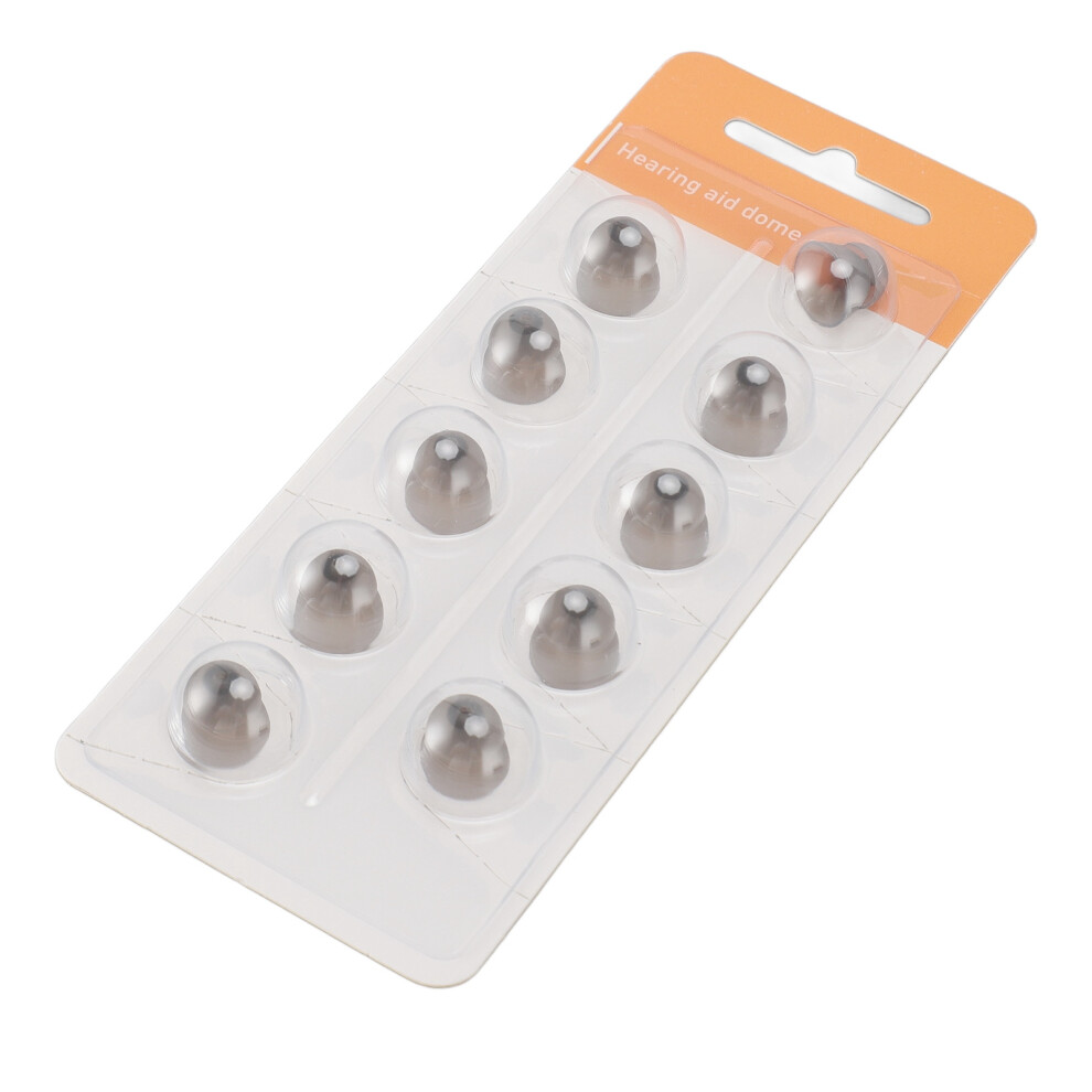 10pcs Sound Amplifier Domes Soft Silicone Ear Plug Tips Round Dome Set for Phonak for Audeo for Paradise for Lumity M