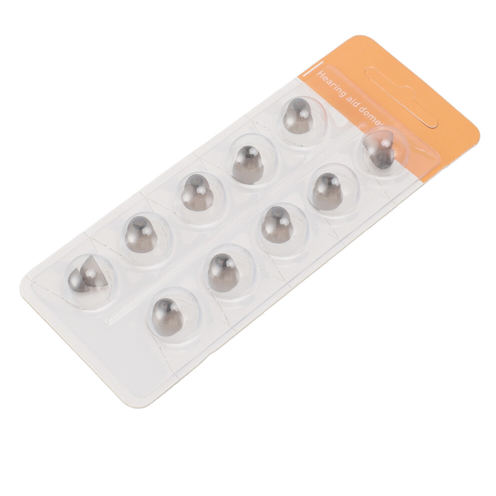 10pcs Sound Amplifier Domes Soft Silicone Ear Plug Tips Round Dome Set for Phonak for Audeo for Paradise for Lumity S