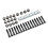 Eisen-Skateboard-Hardware-Set 25mm 16S/16N/8W 16