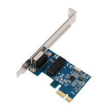 PCIe Gigabit Ethernet Network Card Single RJ45 Diskless