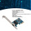 PCIe Gigabit Ethernet Network Card Single RJ45 Diskless 3