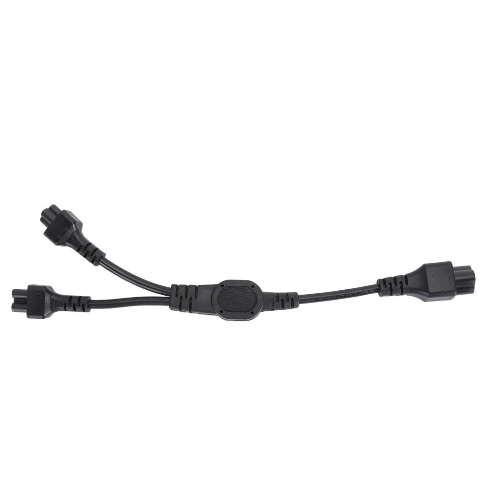 Iec320 C6 Male To Dual C5 Female Power Cord 0.32M 1Ft C6 To 2Xc5 Y Splitter Power Cable 2.5A 9301313826167