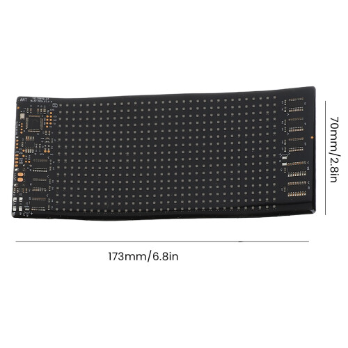 LED Car Sign Flexible LED Matrix Panel App Control Custom Text Pattern Digital Sign Programmable Scrolling LED Display Sign 1