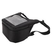 Motorcycle Handlebar Bag Touch Screen Operation Waterproof Black Universal Replacement for Vespa GTS LX LXV Sprint
