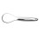 Terahertz-Gesichts-Schaber 110x32x6 mm Silber 9