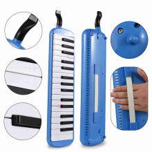 32 Keys Melodica Instrument Melodica Air Piano Keyboard with Soft Blow Pipe Blowing Nozzles Melodica Wind Instruments with Carrying Bag for