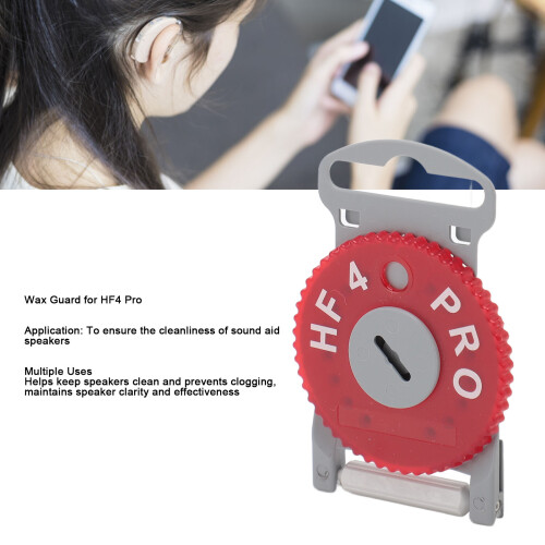 HF4 Pro Ohrenschmalzfilter rot ABS Ersatzteil 2