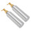 2 Stück Aluminium-Lotionpumpflaschen leer 16