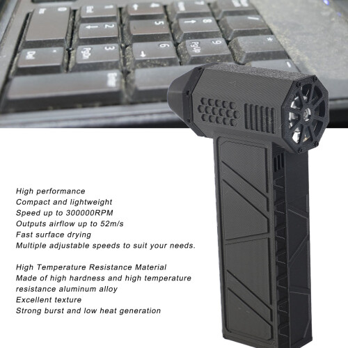 Jet-Bläser 16000mAh Aluminium 300000 U/min Typ-C Lüfter 2
