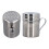 S/P Shape Salz-Pfeffer-Set 8.7oz 9.7cm Silber 15