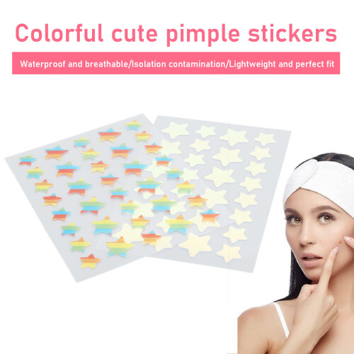 64 Stück Hydrocolloid-Patch Stern - Pickel im Gesicht 2
