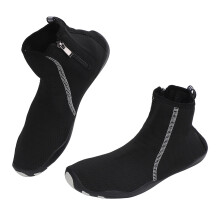 2 Stück Wasser Schuhe Schnell trocknend Gummi Nylon Hoch Top Atmungsaktiv Rutschfest Schwarz 41
