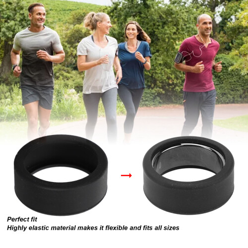 Silikon-Ringabdeckung Mehrzweck Größe S 6-10 Schwarz 2