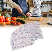 100er Pack Blau metalldetektierbare Stoff-Wasserfeste Verbände für den Lebensmittelservice