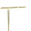 4 Stück T-förmiger Ohrring-Display-Ständer Gold Eisen 10