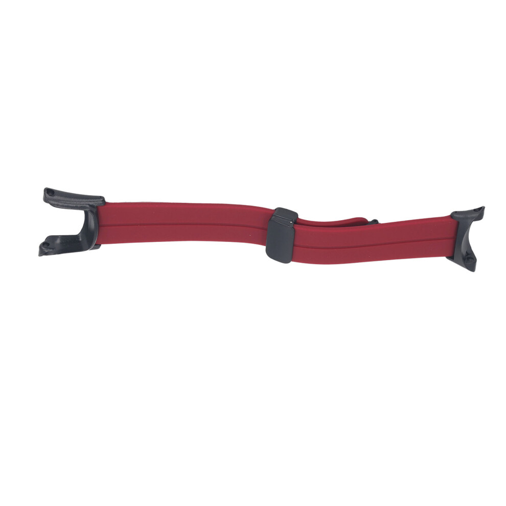 Magnetic Watch Band For Suunto Ambit 1 2 2S 2R 3 Sport 3 Peak Adjustable Waterproof Folding Clasp Magnetic Clasp Loop Strap Wine Red 4671313848656