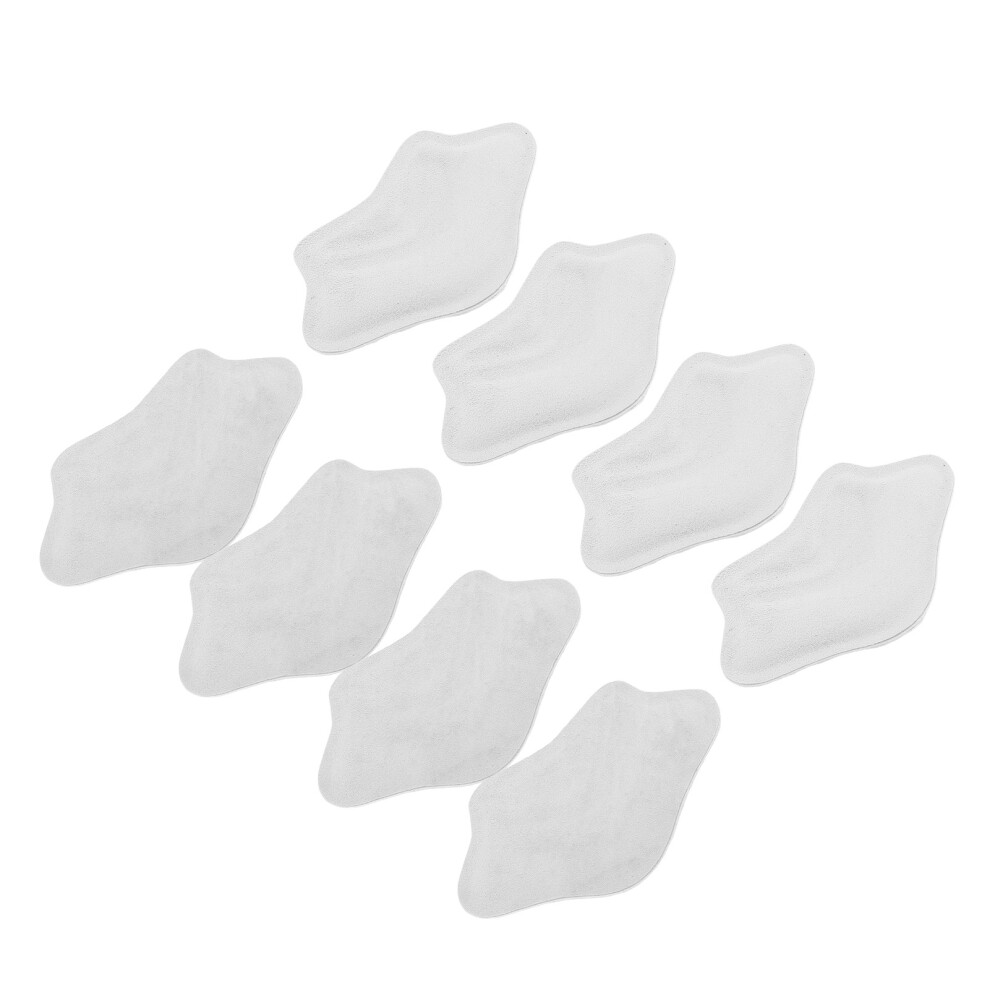 4 Pairs Shoe Filler Heel Grips Ergonomic Soft Cushioning Effect Reusable Toe Insert Heel Pads for Big Shoes