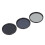 ND2 ND4 ND8 Filter-Set - 62 mm Aluminium-Silber 16