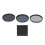 ND2 ND4 ND8 Filter-Set - 62 mm Aluminium-Silber 2